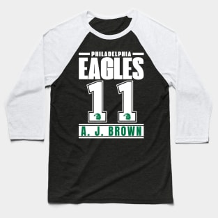 Philadelphia Eagles A. J. Brown 11 American Football Baseball T-Shirt